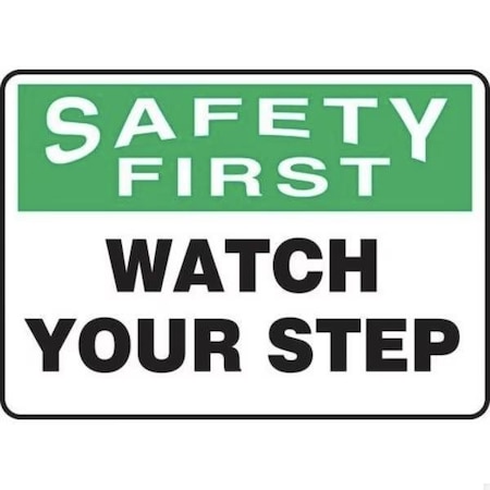 Accuform Safety Sign, MSTF902XV MSTF902XV
